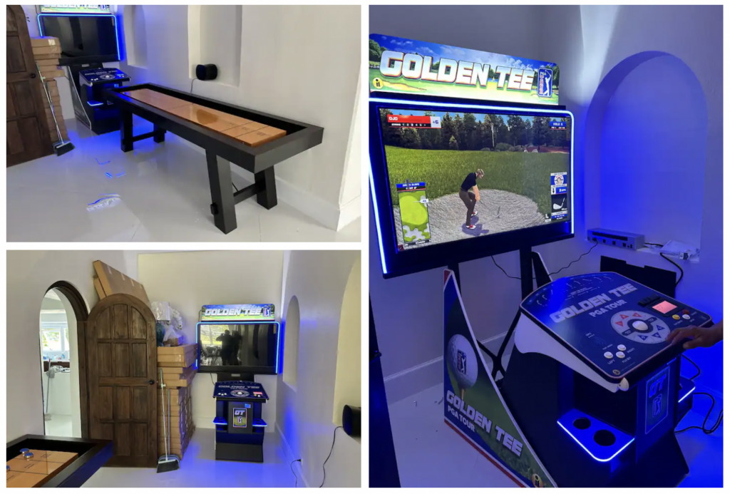 Villa Mar Y Sol property rental Nassau Bahamas game room