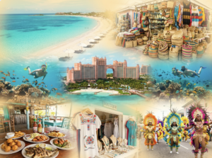 Mix of images from around Nassau Bahamas